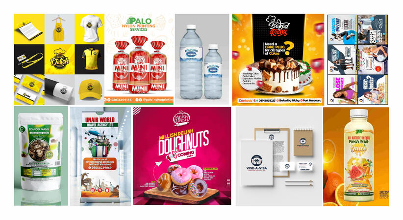 Logo Design, Brand Identity Design, Flyer, Stationery design, Product Design, Book design etc.